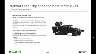 PACE-IT:  Security + 3.6 Security Enhancement Techniques