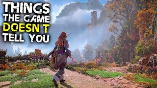 Horizon Forbidden West: 10 Things The Game DOESN'T TELL YOU