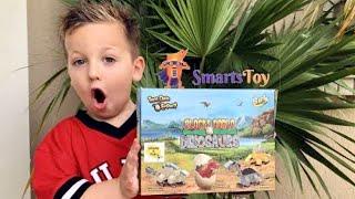 Unboxing Smartstoy Dinosaur Eggs | Smartstoy Dinosaur Toys | DIY Dinosaur Eggs