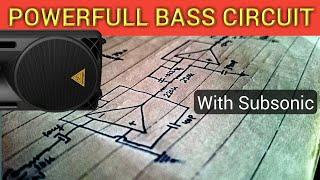 Powerfull Bass Circuit|| Low Pass Filter|| Subsonic Filter &Sound Test