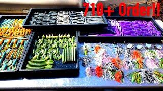 Making Over ($712) Worth of Fishing Lures!!! (Mega Custom Order)