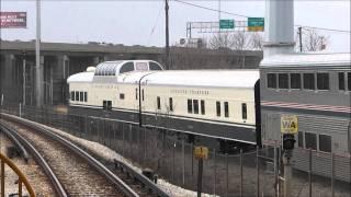 Amtrak Texas Eagle with Creative Charters Cars at Bridgeport Jct, Chicago