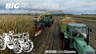 KRONE BiG Classics: Mais häckseln – Von FENDT Farmer 3S mit KRONE MC 8 bis BiG X