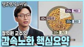 정희원 교수의 저속노화 핵심요약 | KBS 240424 방송