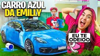 PINTEI O CARRO DA EMILLY VICK DE AZUL