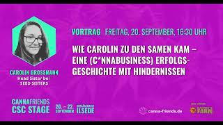  Wie Carolin zu den Samen kam – Eine Erfolgsgeschichte im Cannabusiness  #CannabisBusiness