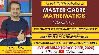 Master Cadre Math: Complete Full Syllabus Discussion @chetansetia