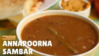 Coimbatore Annapoorna sambar recipe | Hotel style sambar recipe | tiffin sambar for sambar idli