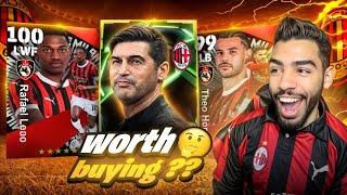 I BOUGHT AC MILAN PACK | PAULO FONSECA DOUBLE BOOSTED MANAGER  eFootball 25 mobile