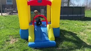 ACTION AIR Bounce House, Toddler Jumping Castle with Blower for Indoor/Outdoor (9309Y)