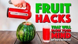 6 Fruit Hacks That'll BLOW YOUR MIND But You'll Never Use! | Sorted Food