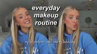 MY EVERYDAY MAKEUP ROUTINE: my fav products and how I get my lashes so long!