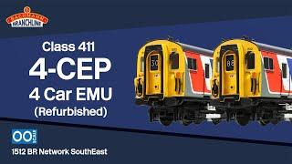 Class 411 4-CEP 4-Car EMU (Refurbished) 1512 BR Network SouthEast