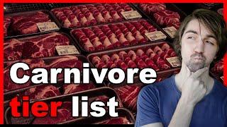 Carnivore meat tierlist