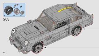 LEGO Creator Expert 10262, James Bond Aston Martin DB5 - építési útmutató