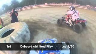 Brad Riley 2012 AMA Extreme Dirt Track National ATV Racing Series, Rd 5 Ashtabula,OH 7/22/2012