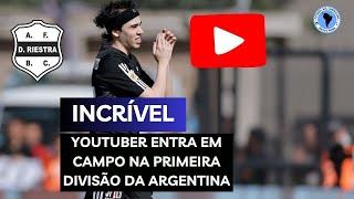 Youtuber entra em campo na primeira divisão da Argentina | Spreen de Riestra debutó contra Vélez