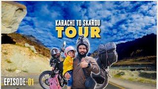 Karachi To Skardu | With Family | On Bike | Ep-01