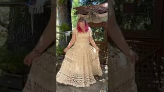 This is why my hands hurt For more info on the dress check out the post I did last week! #crochet