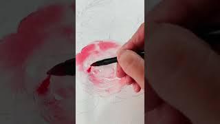 My brush is dancing in the watercolours! #art #watercolor #painting #drawing #rose