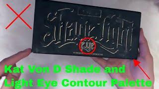   How To Use Kat Von D Shade and Light Eye Contour Palette Review