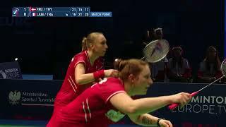 Match point - Denmark vs France - Women’s Doubles #1 - Semi Final - EWTC 2024