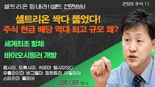 [셀트권] VVIP청취)셀트리온 싹다 뚫었다 주식 현금 배당 역대 최고 왜?