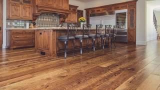 Rustic Wood Flooring in Kitchen Ideas