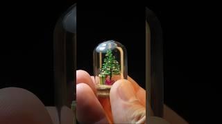 Tiny Christmas Tree Diorama   #miniature #tinythings #minithings #diorama #christmastree