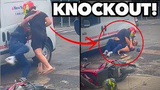 WHEN BIKERS FIGHT BACK | ROAD RAGE VS TOTAL STUPID, CRAZY & ANGRY PEOPLE | BEST OF MONTH