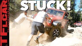 No Winch Needed! New 2.0L Jeep Wrangler Turbo vs Metal Crushing Rubicon Trail