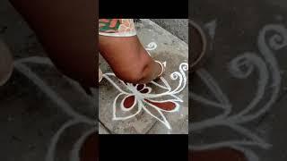 semman kolam in tamil | easy muggulu | simple rangoli | dhinam oru kolam