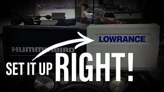 Set Up Your NEW LOWRANCE HDS Live & HDS Pro Units Like A PRO!!  (And Set Up NAVIONICS Maps!)