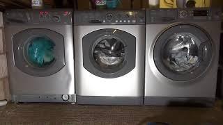 Wash race No.17 : Hotpoint vs Hotpoint Vs Hotpoint Fast wash 60 generation race