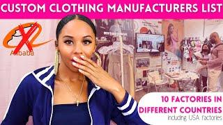 10 Custom Clothing Manufacturers List: Low MOQ Clothing Manufacturers, Factory Clothing Manufacturer