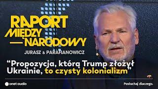 Specjalne wydanie "Raportu Międzynarodowego". Gościem Aleksander Kwaśniewski