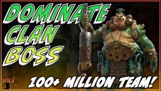 Dominate Clan Boss with Ally Protection 100 million team | Raid Shadow Legends