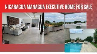 Nicaragua Real Estate Managua executive home for sale 4BR 4.5BA $550000