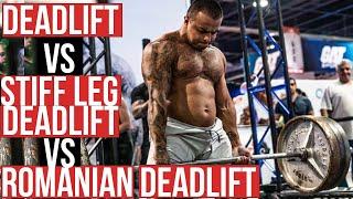 How to Build Bigger Hamstrings - Stiff Legged Deadlift vs. Romanian Deadlift