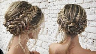 Braided Bun Making | Dutch Braid Buns