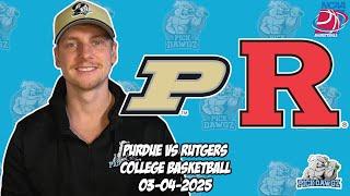 Purdue vs Rutgers 3/4/25 Free College Basketball Picks and Predictions | NCAAB Pick