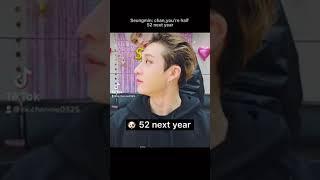 Seungmin: chan, you’re half 52 next year- Stray Kids vlive