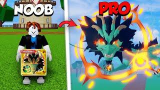 NOOB TO PRO avec DRAGON REWORK (Blox Fruits)