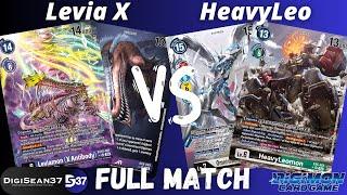 Leviamon X Antibody VS HeavyLeomon | Digimon Card Game | BT15 Exceed Apocalypse