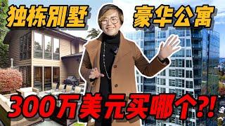 有300万，你会买豪华公寓还是买独栋别墅？