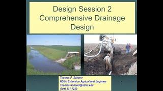 Agricultural Tile Drainage Design Principles and Tools: by Tom Scherer, NDSU Extension Engineer