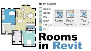 Rooms in Revit (with area schedule) Tutorial