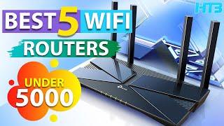 Top 5 Best Wi Fi 6 Router under 5000 in 2024  Best Gigabit Router under 5000 for Home and Office