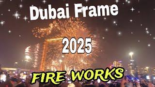 Dubai Frame Fireworks 2025 || Dubai Fireworks || Fireworks in Dubai || @pmteluguvlogs