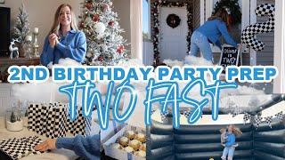 2023 BIRTHDAY PARTY PREP | TWO FAST | OLIVER'S SECOND BIRTHDAY PARTY PREP | Lauren Yarbrough